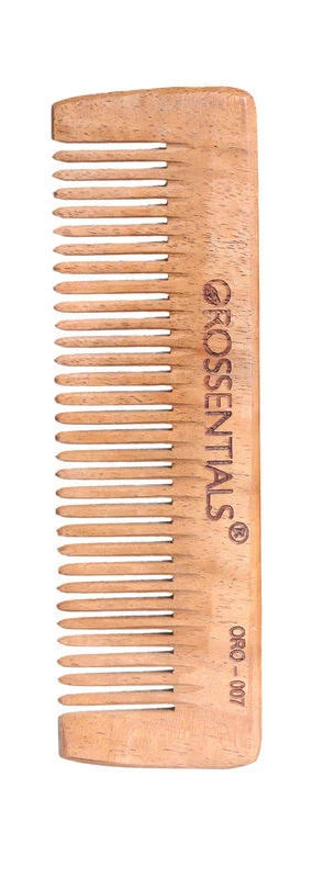 Kacchi Neem Pocket Combs | Oil-Treated with Neem & Sesame Oil | Ayurvedic Wooden Comb for Men, Women & Kids | Travel-Friendly, Anti-Dandruff & Hair Fall Control (ORO-007)