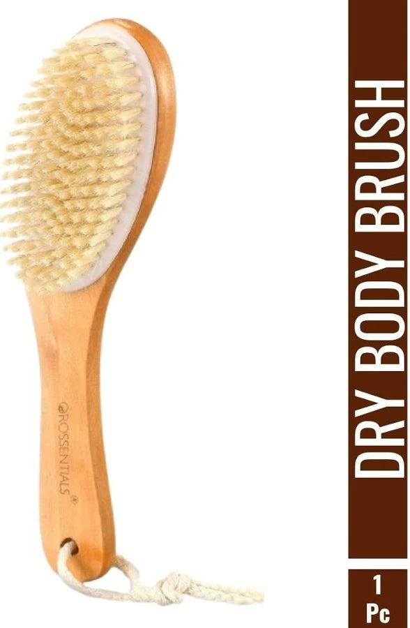 OROSSENTIALS Wooden Dry Body Brush