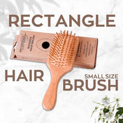 Bamboo Hair Brush with bamboo bristles | Wooden Hair Brush for Women & Men | Wooden Brush for Hair Large Hairbrush for Women | Paddle Hair Brush Paddle Brush for