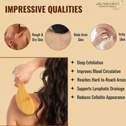 OROSSENTIALS Wooden Dry Body Brush