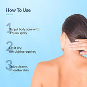 Fixderma Salyzap-Az 2% Salicylic Acid + 2% Azelaic Acid Body Acne Treatment Unscented Spray For Acne On Body Parts Like Back, Upper Arms | Paraben Free | Unclog Pores - 100ml