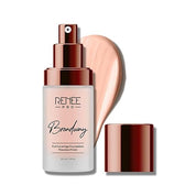 RENEE PRO Broadway Liquid Foundation - Aura, Full Coverage, Lightweight, Long-Lasting, And Highly Buildable. Delivers Velvety Matte Finish, Infused with Spf 15 & Argan Oil for Nourishment - 30ml
