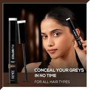 RENEE Color Fix Instant Hair-Colour Touch-Up Wax Stick| Covers Greys | Lightweight, Non-sticky, Quick-Dry, Long-Lasting | Enriched with Almond Oil, Argan Oil & Vitamin E | 15 ml