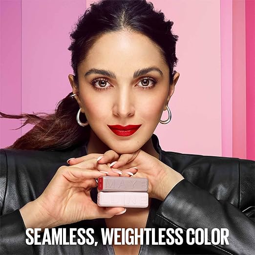 Maybelline New York Maybelline Serum Lipstick (Satin),| 1-Swipe Lush Color 8HR Weightless Hydration