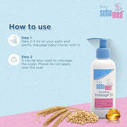 Sebamed Baby Soothing Massage Oil (150 ml) | PARABEN FREE