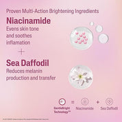 Cetaphil Brightening Day Protection Cream SPF 15-50 g| Day Cream for Dark Spots, Uneven Skin Tone| Niacinamide, Sea Daffodil| Fragrance-Free|