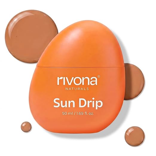 Rivona Naturals Mineral Tinted Sunscreen SPF 50 PA+++ - 05 Neutral Tan | In-Vivo Tested 100% Mineral Sun screen |   50ml