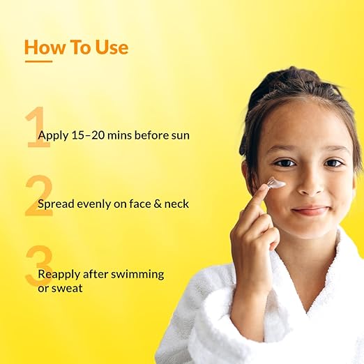 Fixderma Shadow Sunscreen SPF 50+ Gel for Kids PA+++ | Broad Spectrum Sunscreen for UVA & UVB Protection, Non-Greasy & Water Resistant - For Kids 2+ Years Age, 75gm