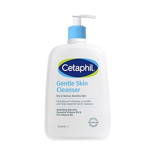 Cetaphil Gentle Skin Cleanser Hydrating Face Wash for Dry to Normal Skin 125ml