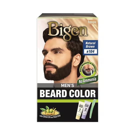 Bigen Bigen Men's Speedy Hair Color Natural Brown 40gm+40gm -104, 80g,