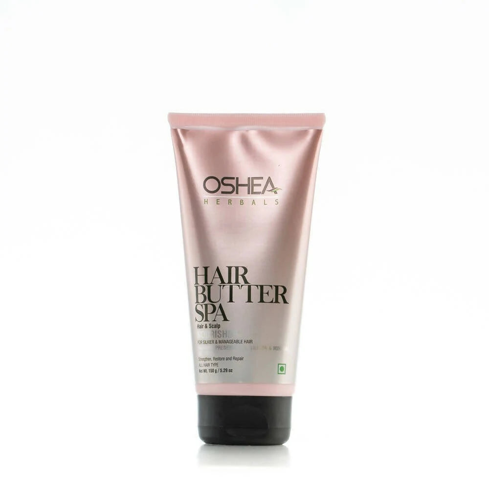 Oshea Herbals Hair Butter Spa Cream for Women & Men | Deep Moisturizing with Silky Smooth Texture, Repairs Dull & Damaged Hair | Enriched with Cherry, Basil & Neem Extract
