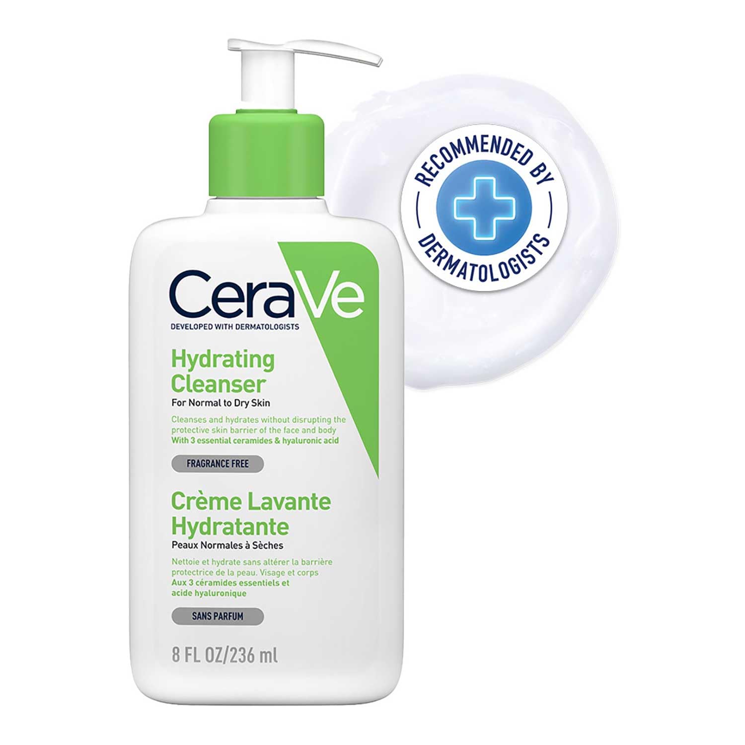 CeraVe Hydrating Cleanser For Normal To Dry Skin (236ml)