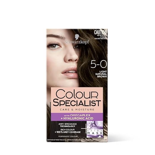 Schwarzkopf Colour Specialist At Home Permanent Hair Colour With Omegaplex Anti-Breakage Technology And Hyaluronic Acid With 2 After Colour Repair Masks For Softer Hair