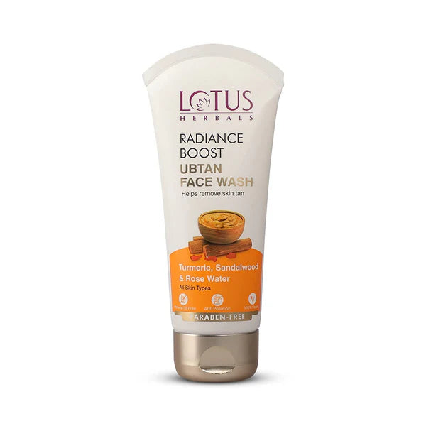 Lotus Herbals Radiance Boost Ubtan Face Wash With 0.075% Salicylic Acid