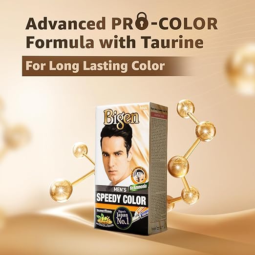 Bigen Men's Speedy Color, Hair Color, 80g