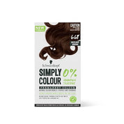 Schwarzkopf Simply Colour Permanent Hair Colour Gentle On Scalp, Upto 100% Grey Coverage, Dermatologist Tested Long-Lasting Nourishing Formula With Argan Oil, PPD & PTD Free 3.00 Dark Brown 142.5ml