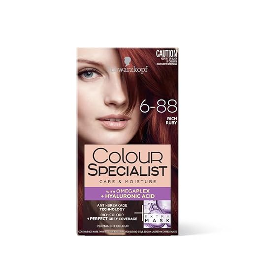 Schwarzkopf Colour Specialist At Home Permanent Hair Colour With Omegaplex Anti-Breakage Technology And Hyaluronic Acid With 2 After Colour Repair Masks For Softer Hair
