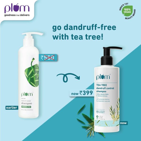 Plum Tea Tree Dandruff Control Shampoo