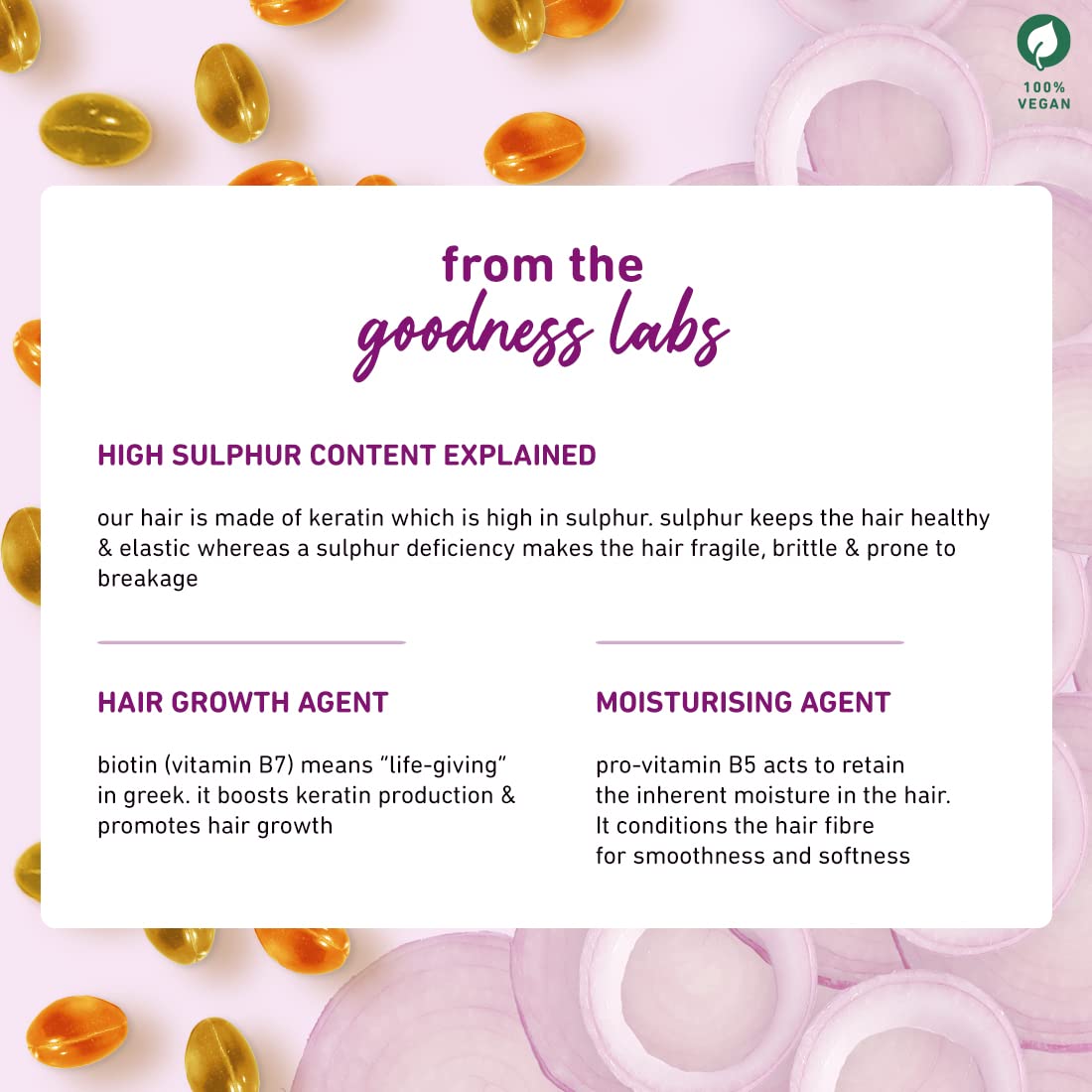 Plum Onion And Biotin Hair fall Control Shampoo (250ml)