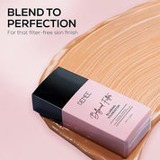 RENEE Bollywood Filter Blurring Liquid Foundation - Hazel Hush | Full Coverage, Matte Finish | Blurs Pores & Blemishes | Hydrates & Evens Skin Tone | With Niacinamide & Hyaluronic Acid | 30ml