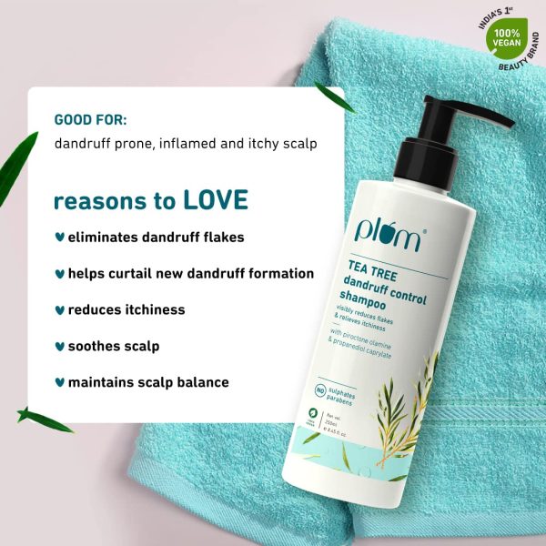 Plum Tea Tree Dandruff Control Shampoo