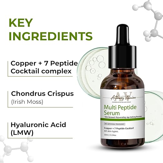 Passion Indulge ACTIHERBZ vitamins Copper + 7‑Peptide Aqua Serum