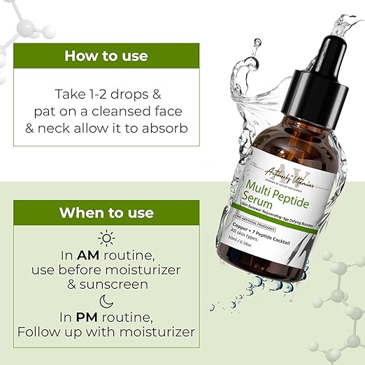 Passion Indulge ACTIHERBZ vitamins Copper + 7‑Peptide Aqua Serum