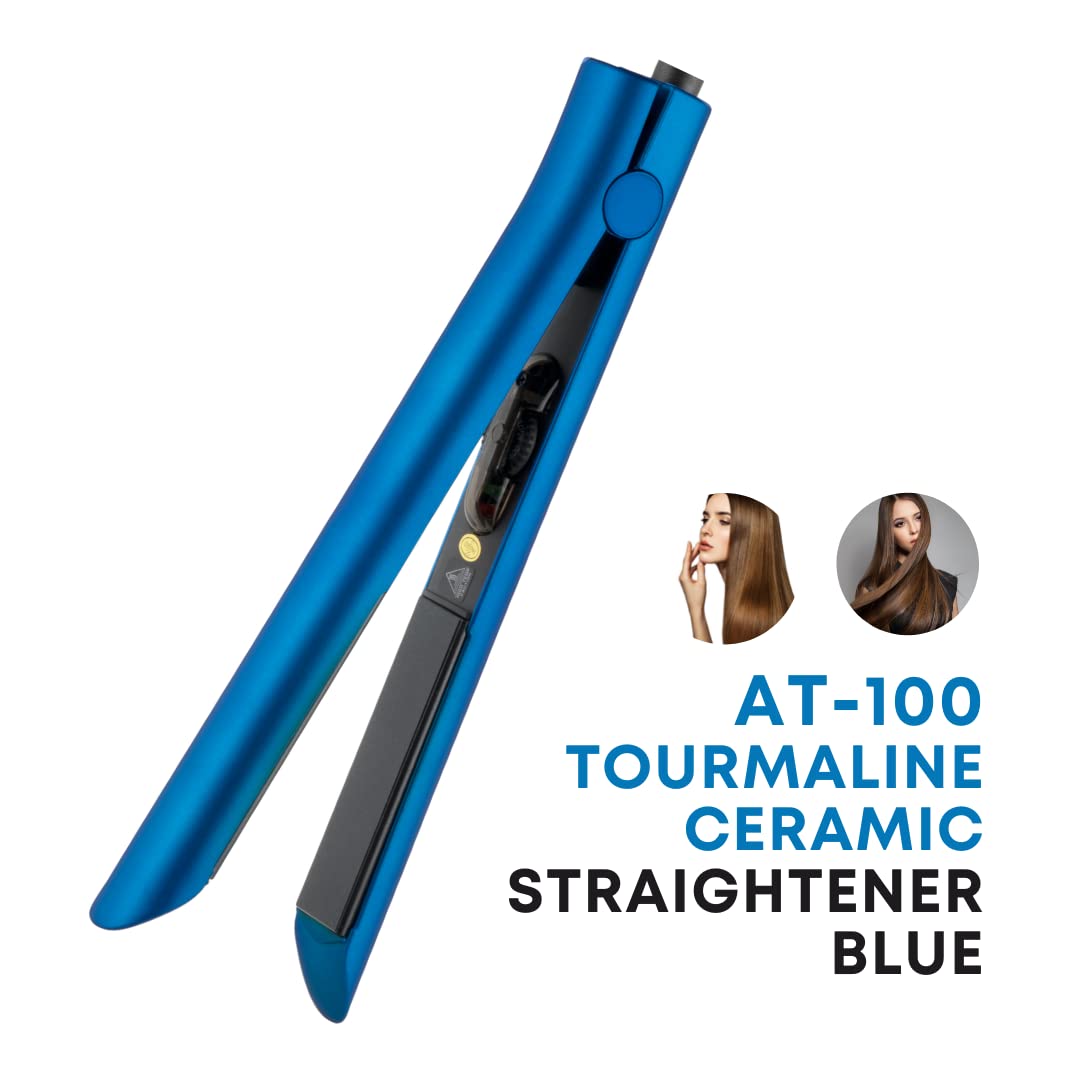 Alan Truman AT100 Tourmaline Ceramic Straightener, Blue, 500g