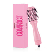 Alan Truman Blow Dryer Brush For Everyday Blowouts & Blow-styling At Home - Compact Pink