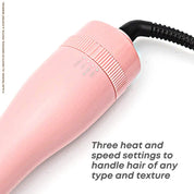 Alan Truman Blow Dryer Brush For Everyday Blowouts & Blow-styling At Home - Compact Pink