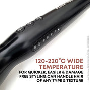 Alan Truman Compact Tourmaline + Gold Ceramic Hair Curler 26mm