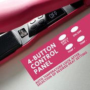 Alan Truman Hot Pink Tourmaline Ceramic Hair Straightener