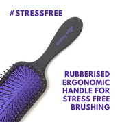 Alan Truman Knot No More Detangling & Hair Care Brush - Playful Purple