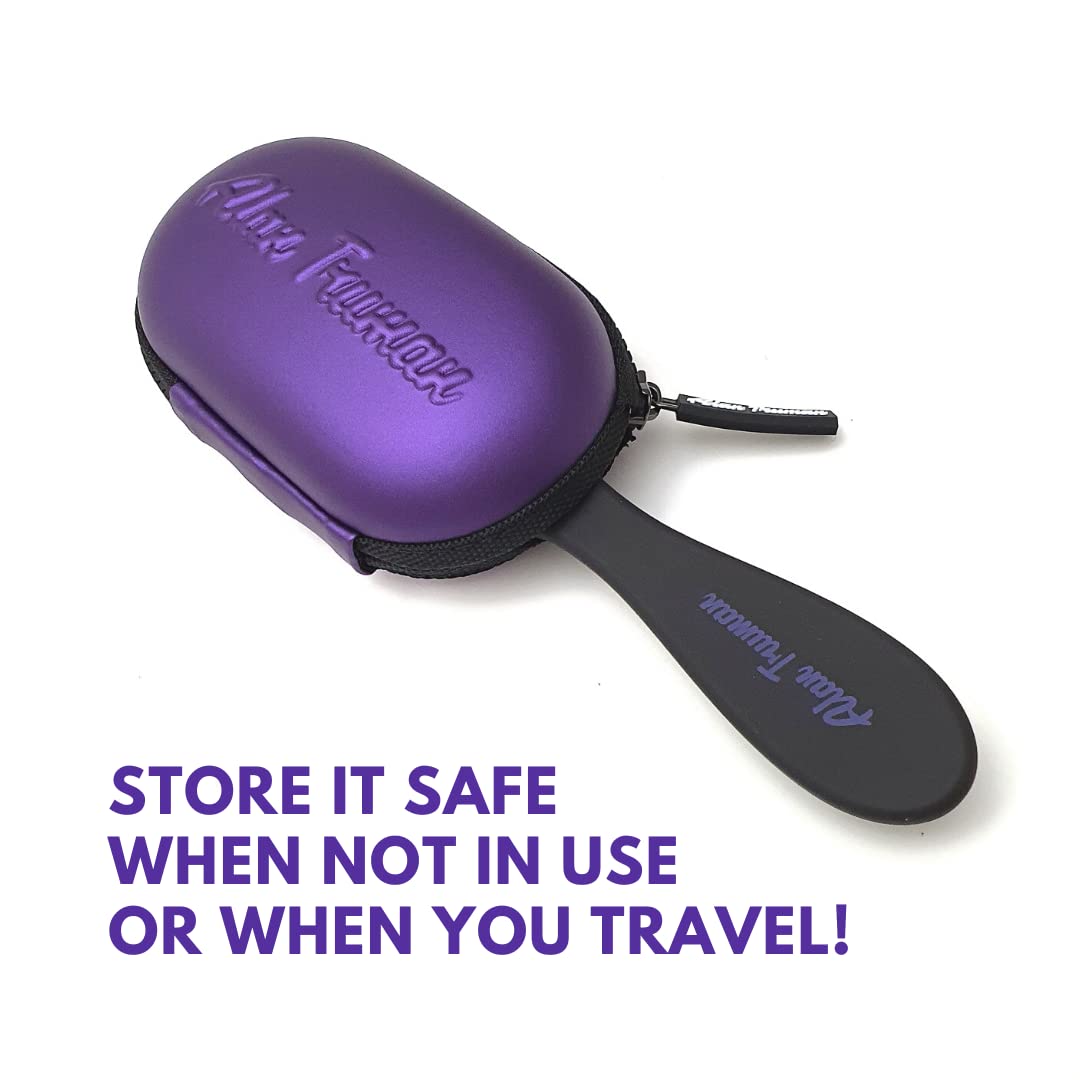 Alan Truman Knot No More Detangling & Hair Care Brush - Playful Purple