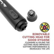 Alan Truman Nt-100 Stainless Steel Nose&Ear Trimmer,Black, Unisex