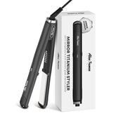 Alan Truman Professional Mirror Titanium Straightener (Black)