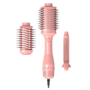 Alan Truman Big Volumiser Set for Easy Blowdrying, Curling, Waving & Blow Styling at home - Pastel Pink