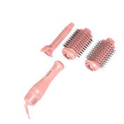 Alan Truman Big Volumiser Set for Easy Blowdrying, Curling, Waving & Blow Styling at home - Pastel Pink