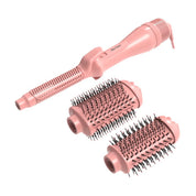 Alan Truman Big Volumiser Set for Easy Blowdrying, Curling, Waving & Blow Styling at home - Pastel Pink