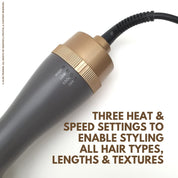 Alan Truman The Blow Brush Cappuccino Gold | 1100 Watts | Dryer In The Form Of A Brush