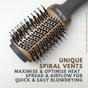 Alan Truman The Blow Brush Cappuccino Gold | 1100 Watts | Dryer In The Form Of A Brush