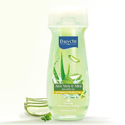 Aloe Vera & Mint Shower Gel 250ml | pH Balanced Paraben Free Body Wash Gel | Refreshing Cooling Formula for Soft Hydrated Skin