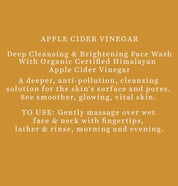 Biotique Apple Cider Vinegar Deep Cleansing Face Wash for All Skin Types, 150ml