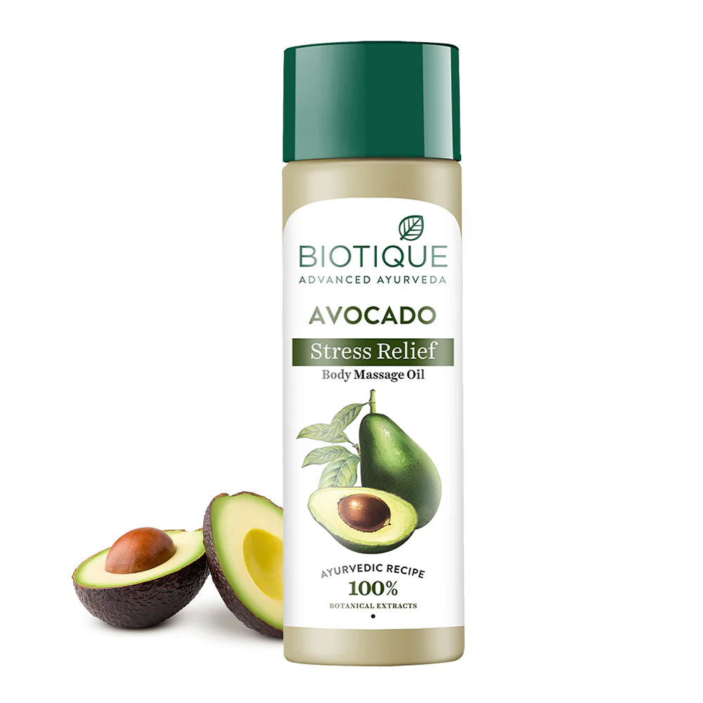Biotique Cado Stress Relief Avocado  Body Massage Oil