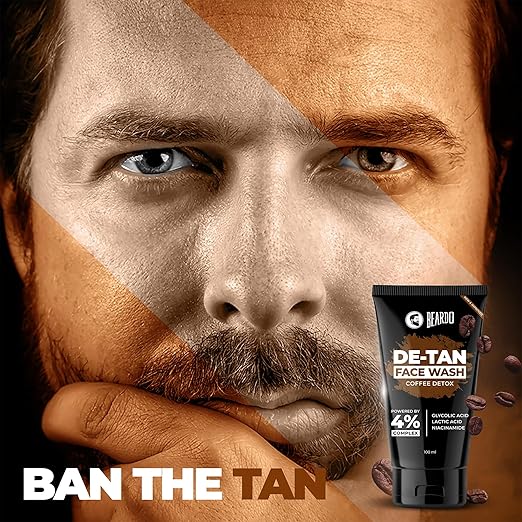 BEARDO DeTan Face Wash for Men, 100ml