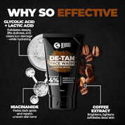 BEARDO DeTan Face Wash for Men, 100ml