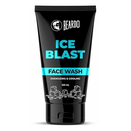 BEARDO Ice Blast Cooling Facewash for Men, 100 ml