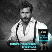 BEARDO Ice Blast Cooling Facewash for Men, 100 ml