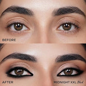 RENEE Midnight XXL Kajal | Kohl Pencil with Built-in Sharpener | Waterproof, Smudge-proof, 24Hr Long-Lasting | Ultra-Rich Pigment, Smooth Glide | 1.5g
