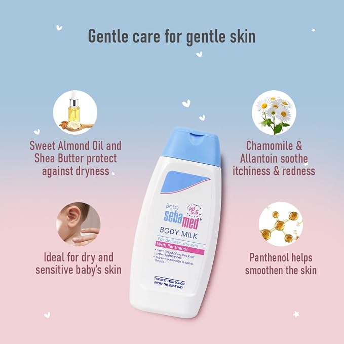 Sebamed Baby Body Milk Lotion|pH 5.5|100 ml